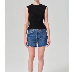 Agolde Parker Long Short in Caution